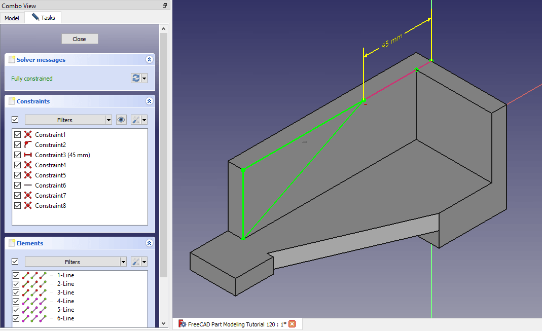 Model Support Bracket in FreeCAD (Gallery Serial No.151) – Mechnexus