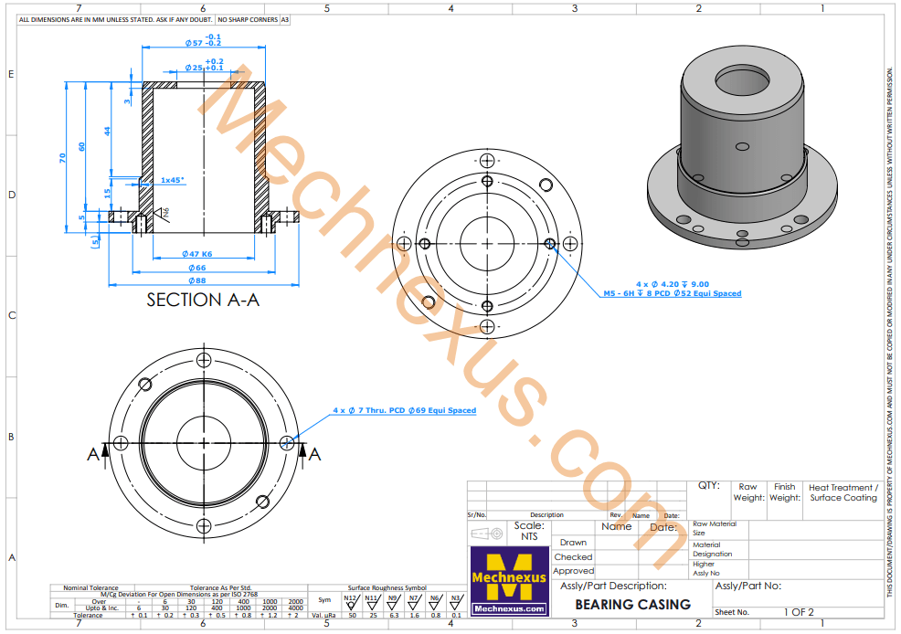 Bearing Casing Watermarked Image