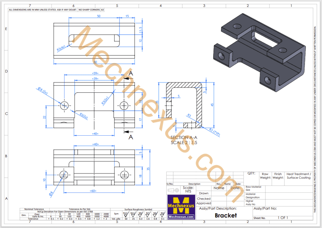 Part Modeling And Drafting 16