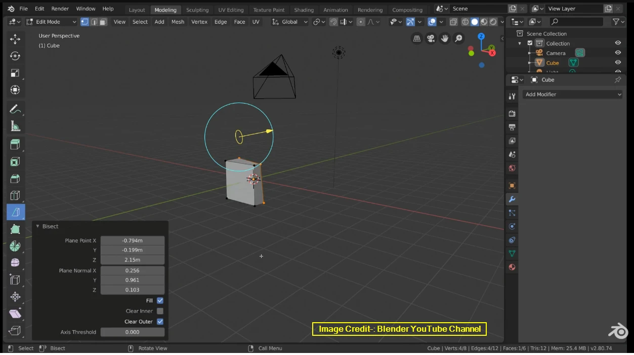 2026 10 03 10 27 26 Knife Tool Blender 2.80 Fundamentals YouTube