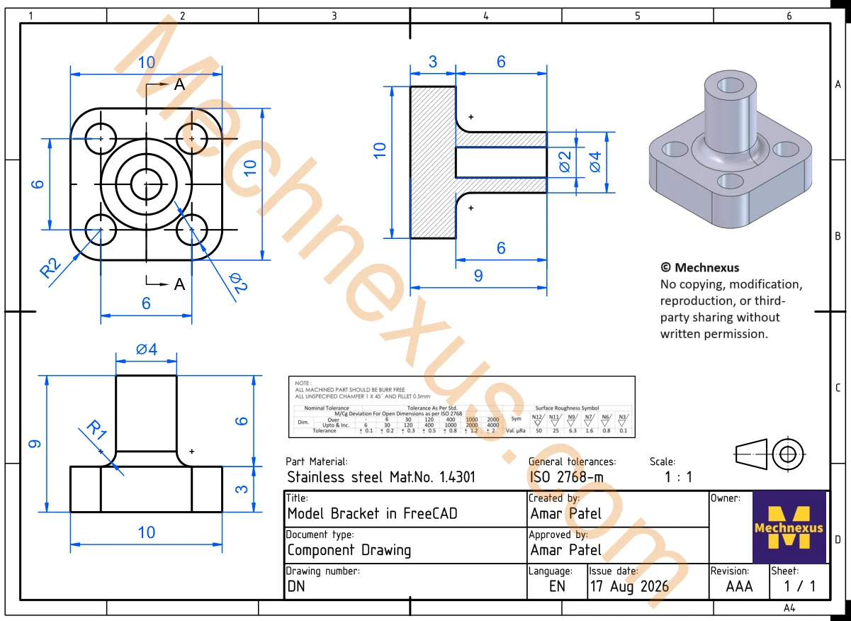 48. Model Bracket in FreeCAD.pdf [Page] SumatraPDF
